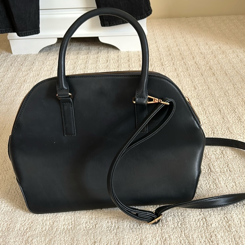 A New Day Black Satchel Purse